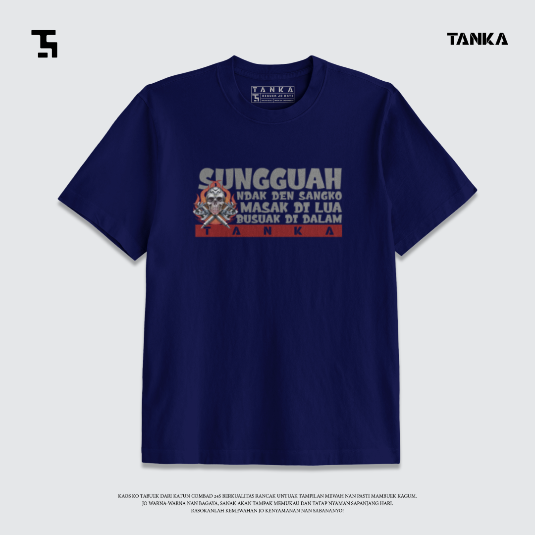 KAOS MINANG MASAK DILUA! T-SHIRT KATUN COMBAD 24S PREMIUM