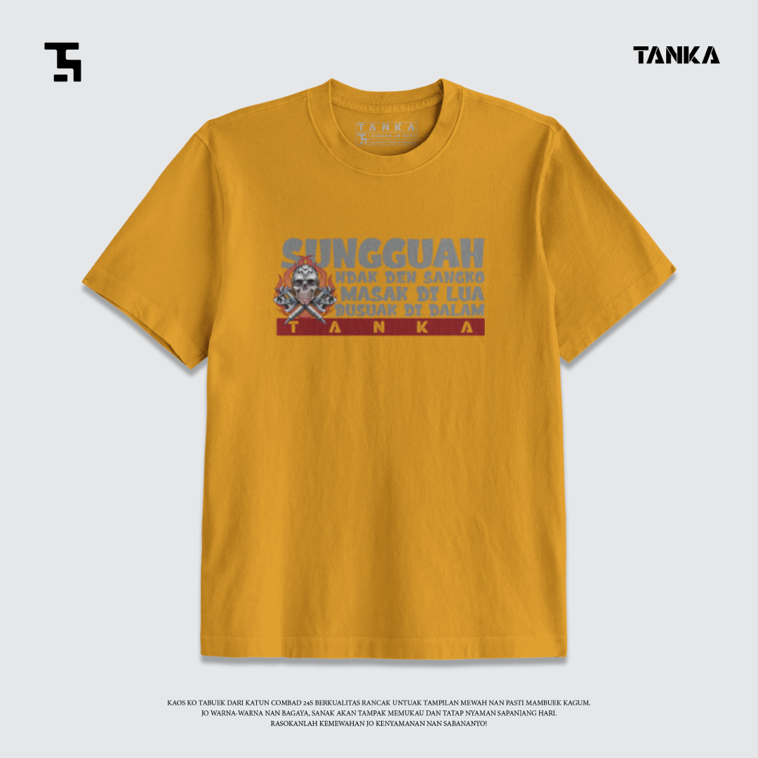 KAOS MINANG MASAK DILUA! T-SHIRT KATUN COMBAD 24S PREMIUM