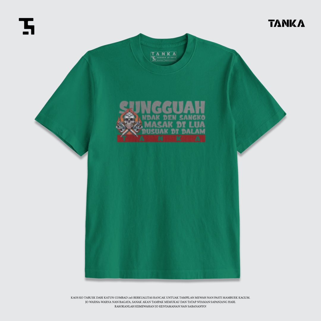 KAOS MINANG MASAK DILUA! T-SHIRT KATUN COMBAD 24S PREMIUM