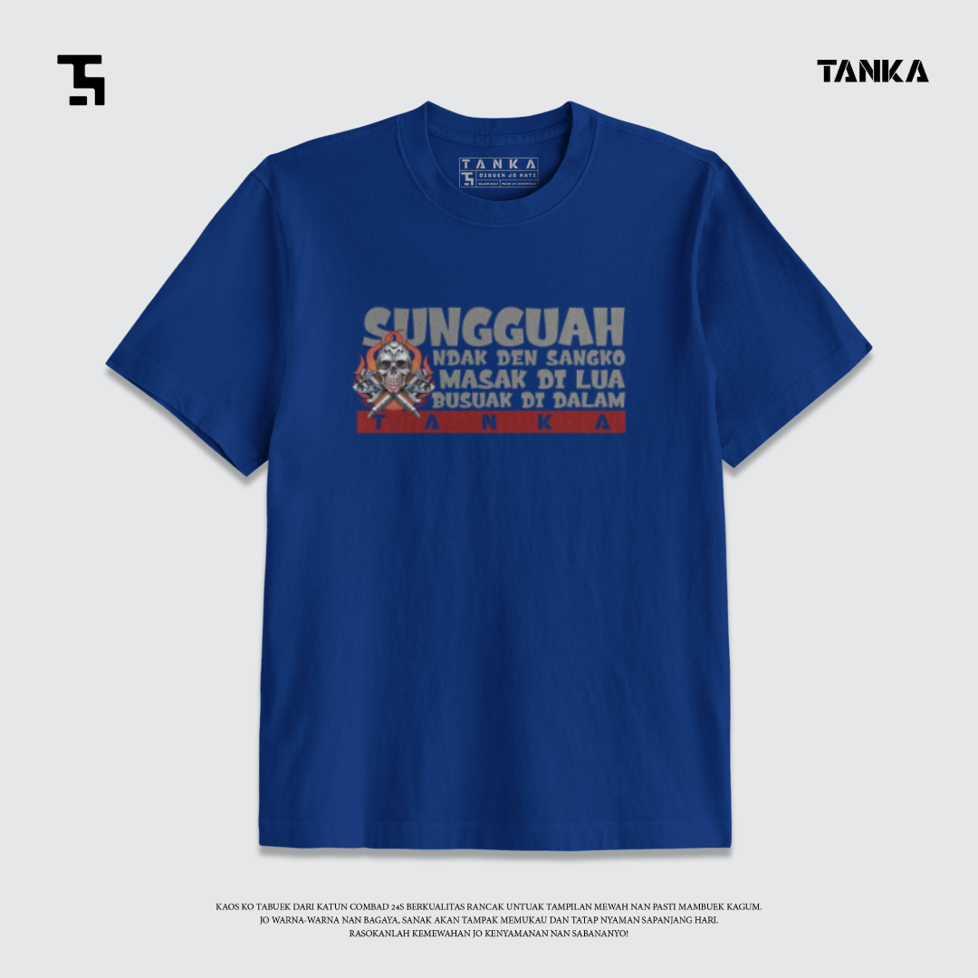 KAOS MINANG MASAK DILUA! T-SHIRT KATUN COMBAD 24S PREMIUM