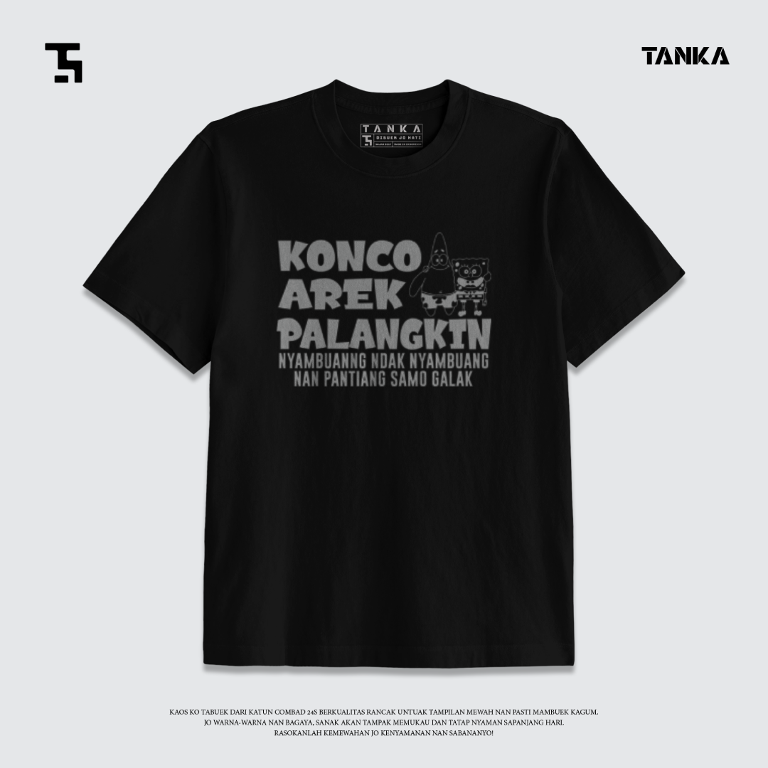 KAOS MINANG KONCO PALANGKIN! T-SHIRT KATUN COMBAD 24S PREMIUM