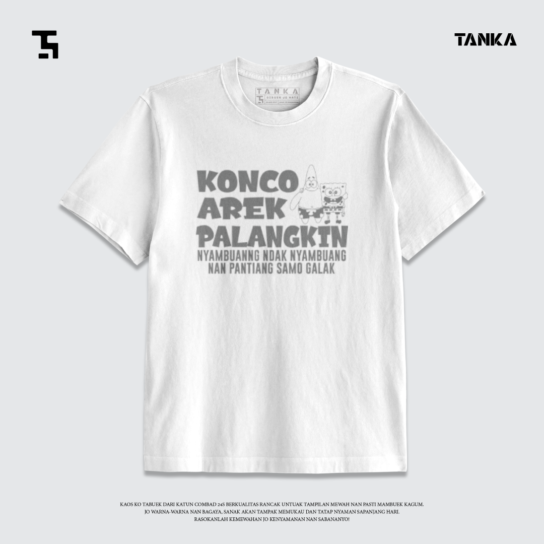 KAOS MINANG KONCO PALANGKIN! T-SHIRT KATUN COMBAD 24S PREMIUM