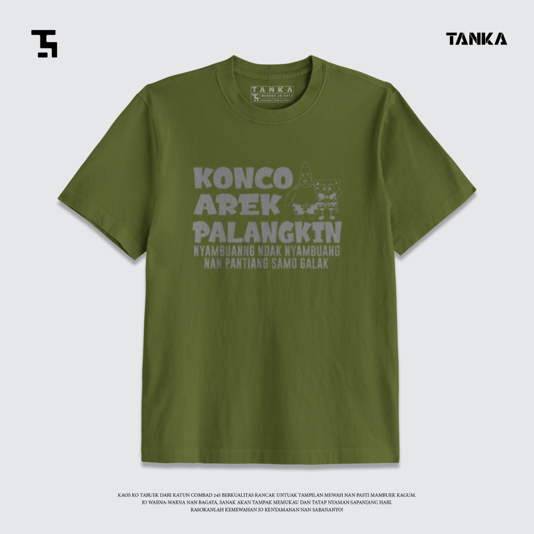 KAOS MINANG KONCO PALANGKIN! T-SHIRT KATUN COMBAD 24S PREMIUM