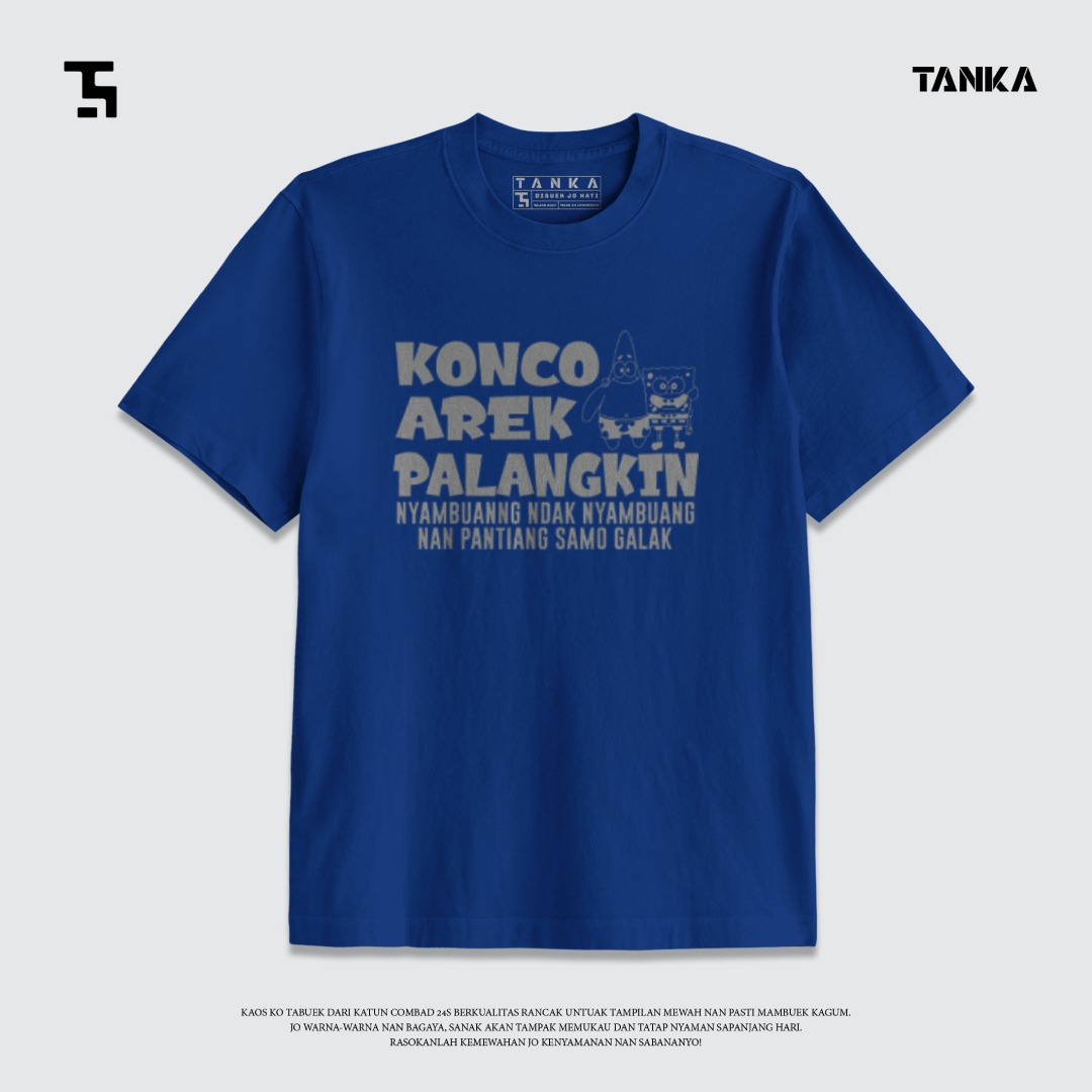 KAOS MINANG KONCO PALANGKIN! T-SHIRT KATUN COMBAD 24S PREMIUM