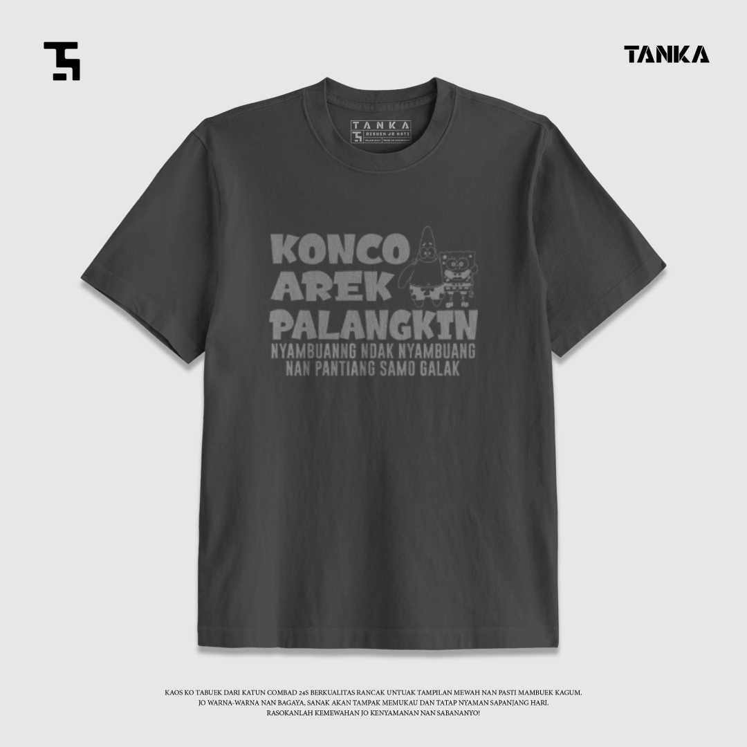 KAOS MINANG KONCO PALANGKIN! T-SHIRT KATUN COMBAD 24S PREMIUM