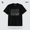 KAOS MINANG BADAN KETEK T-SHIRT KATUN COMBAD 24S PREMIUM
