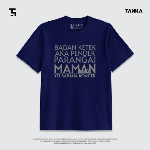 KAOS MINANG BADAN KETEK T-SHIRT KATUN COMBAD 24S PREMIUM