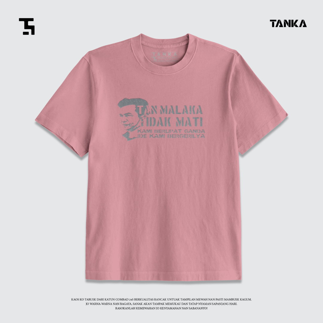 KAOS DISTRO MINANG TAN MALAKA! T-SHIRT KATUN COMBAD 24S