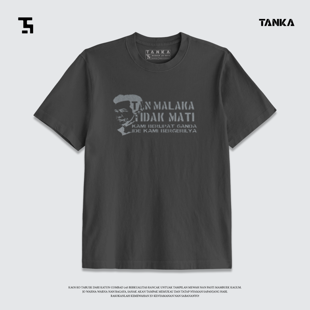 KAOS DISTRO MINANG TAN MALAKA! T-SHIRT KATUN COMBAD 24S